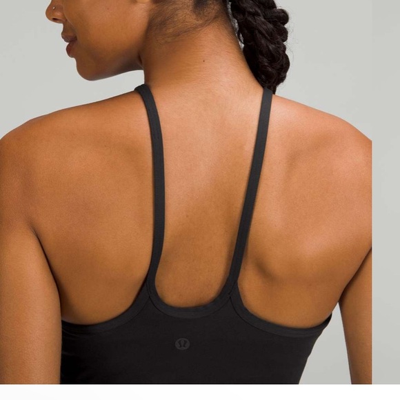 Lululemon Nulu High-Neck Yoga Tank Top Black Size 10 EUC - Picture 2 of 6
